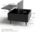 SULIVES Lift Top Coffee Table - Image 2