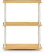 Furinno Turn-N-Tube 3-Tier Compact Multipurpose Shelf Display Rack - Image 3