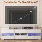 YAOHUOO 45" Large TV Riser for 32-60 inch TV, TV Riser Stand Shelf - Image 3