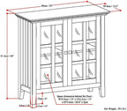 SIMPLIHOME Acadian Storage Cabinet - Image 2