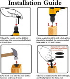 4 Set M10 Adjustable Leveling Feet, Heavy Duty Height Adjuster Furniture - Image 5