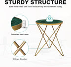 HLR Modern Round Side Table Set of 2, End Table - Image 6