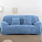 vctops 4 Seater Velvet Plush Stretch Sofa Slipcover 1-Piece Sofa Cover by vctops
