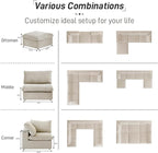 Cloud Modular Sectional Sofa Couch, 80.3" L Shaped Convertible Couches - Image 7