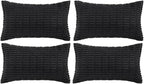 Fancy Homi 4 Packs Decorative Throw Pillow Covers by Fancy+Homi