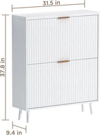 Shoe Cabinet Storage, Modern Freestanding Organizer - Image 2