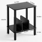 LELELINKY 2-Tier Record Player Stand - Image 3