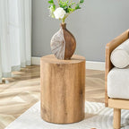 Round Side Table, End Table Living Room Table, Sofa Couch Bedside Table by BAOPIN