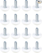 Antrader 16 Pack M6×18mm Furniture Lvelers, Table Leg Levelers, Levelling Foot by Antrader