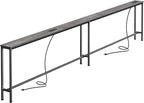 SUPERJARE 110.2 Inch Sofa Table by SUPERJARE