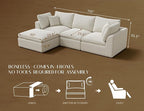 ohllob 110" Cloud Sectional Couches - Image 2