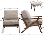 HNY Mid Century Modern Accent Chair - Image 2