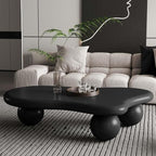 47" Cloud Coffee Table for Living Room Irregular Coffee Table Modern Low Coffee by LvingRoomFurniture