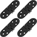 Piutouyar 4PCS Butler Tray Heavy Duty Folding Flip Top Hinge 180 Degree Round by Piutouyar