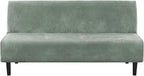 H.VERSAILTEX Real Velvet Futon Cover Armless Sofa Covers Sofa Bed Covers by HVERSAILTEX