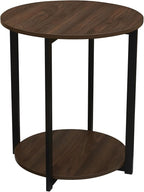 Household Essentials Jamestown Round Side End Table by HouseholdEssentials
