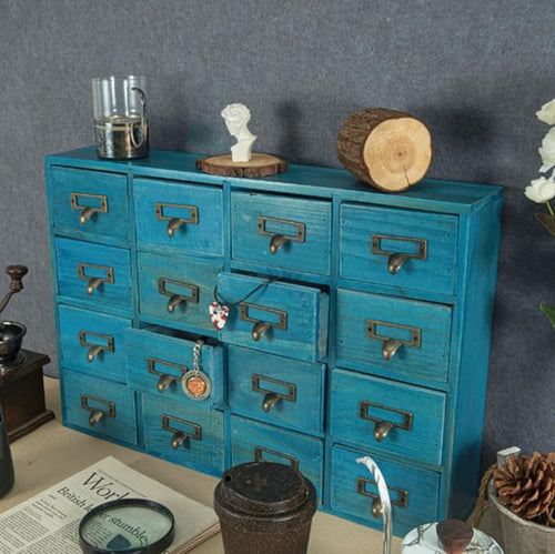 16 Drawers Apothecary Cabinet - Image 2