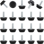 Zorfeter 30 Pcs Screw in Threaded Furniture Adjustable Levelers, M6 Leveling by Zorfeter