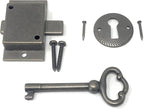 Metal Magery Small Antique Brass Flush Mount Lock by METAL+MAGERY