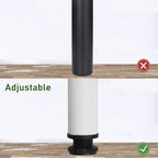 QLLY 29.5 inch / 75cm Adjustable Metal Desk Legs, Heavy Duty Furniture Table - Image 5