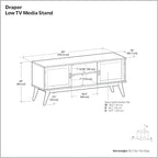 SIMPLIHOME Draper TV Stand - Image 15