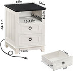 Joaxswe 18" Farmhouse Night Stand - Image 2