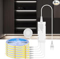 AIMENGTE Cabinet Light 12V COB LED Strip Lights, 6-in-1 Penetrable Touch Dimming by AIMENGTE