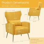 Accent Chair High Back Arm Chair - Image 2