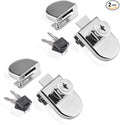 2Pcs Glass Cabinet Lock with Keys, Display Case Lock by Unknown