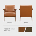 Lexicon Mid Century Modern Accent Chair - Image 4