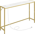 MAHANCRIS Console Table, Narrow Sofa Table, 43.3” Entrance Table by MAHANCRIS