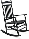 VINGLI Wooden Rocking Chair Outdoor, Patio Rockers by VINGLI