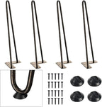 SMARTSTANDARD 16 Inch Heavy Duty Hairpin Furniture Legs, Metal Home DIY Projects by SMARTSTANDARD