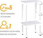 Apicizon 2 Tier End Table, Small Side Table - Image 8