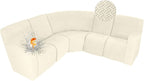 ALIECOM 100% Waterproof Recliner Sectional Couch Covers L Shape Stretch Corner by ALIECOM