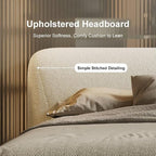 homary Queen Size Upholstered Bed - Image 4