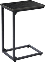 AMHANCIBLE C Shaped End Table, Couch Tables that Slide Under, TV Tray Snack by AMHANCIBLE