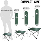 VILLEY Portable Camping Side Table, Ultralight Aluminum Folding Beach Table - Image 3