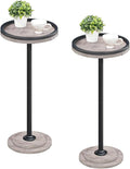 HOOBRO Small Round Side Tables, Drink Tables, Coffee Martini Tables by HOOBRO