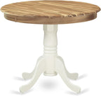 East West Furniture AMT-NLW-TP Antique Dining Table - Image 4