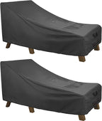 ULTCOVER Waterproof Patio Lounge Chair Cover Heavy Duty Outdoor Chaise Lounge by ULTCOVER