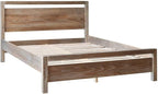 Grain Wood Furniture Loft Queen Size Solid Wood Bed, Brushed White - Image 5