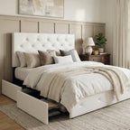 Allewie Upholstered Full Size Platform Bed Frame by Allewie