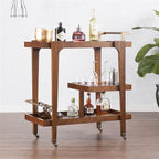 Holly & Martin Zhori Midcentury Modern Bar Cart - Image 6