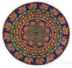 Mandala Floor Pillow Cover Meditation Cushion Seating Throw Hippie Round - Image 8