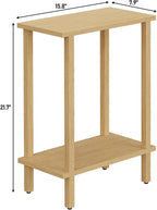 TUTOTAK Small Side Table, Narrow End Table, Skinny Sofa Table, Slim Nightstand - Image 2
