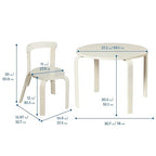 ECR4Kids Bentwood Table and Curved Back Chair Set, Kids Furniture - Image 2