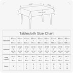 BALCONY & FALCON Round Tablecloth Washable Wrinkle Resistant and Water Proof - Image 7