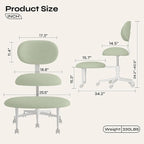 Pinmoco Ergonomic Cross Legged Office Chair - Image 2