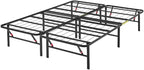 Amazon Basics Bed Frame with Storage, Foldable Metal Platform, Sturdy Steel by AmazonBasics